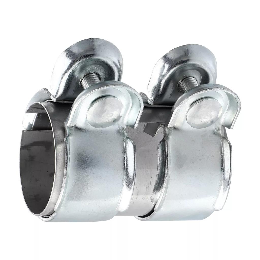 63mm 724708609180 Exhaust Pipe Tube Joiner Connector Sleeve Clamp 95mm Stainless Steel Exhausts Clamps Car Accessories