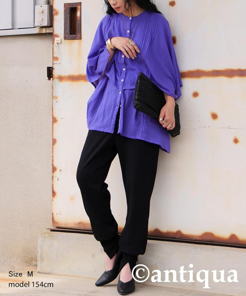 Antiqua Ribbed Slit Size Black Women's Pants, Long, AY-00014, M, 05,