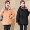 Yaya Women's Solid Color Hooded Duck Down Jacket