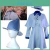 Harry Potter Beauxbatons School Uniform Fleur Delacour Costume Set For Cosplay