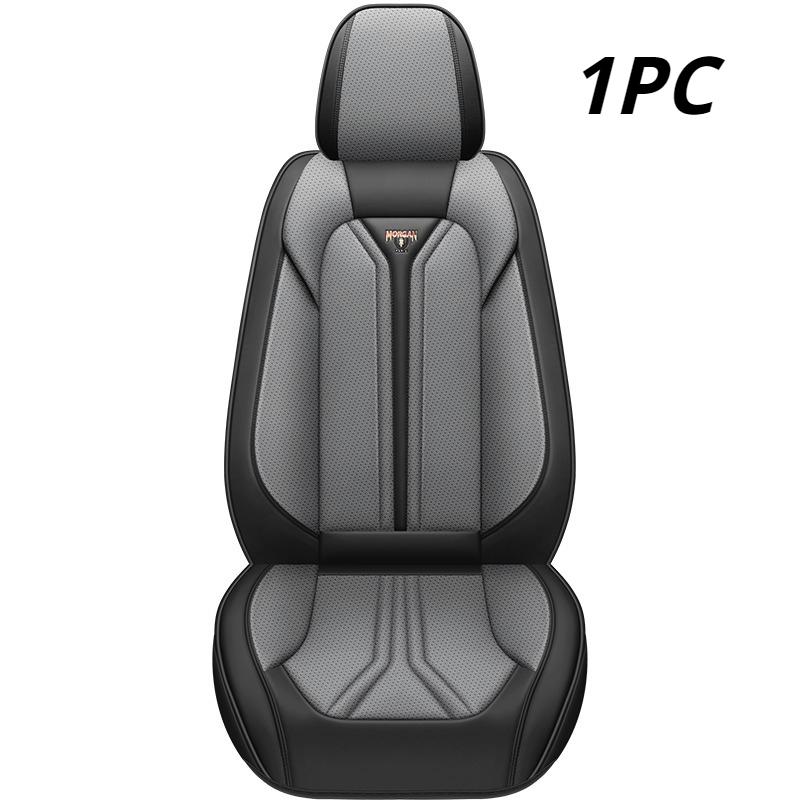 1pc Universal Luxury Full-Cover Car Seat Covers - Soft Premium Napa Leather, All-Season Comfort, Fit Most Sedans & SUVs