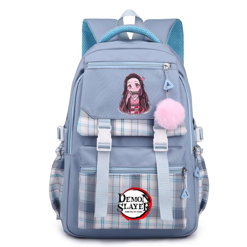 

Аніме Demon Slayer Рюкзак Teenger Back to Schoolbag Дівчина Хлопчик Шкільний ранець Студент Діти BookBag Чоловіки Жінки Дорожня сумка Mochila