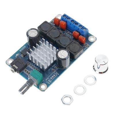 2x50W Double Channel Digital Power Sound Amplifier Board TPA3116D2 12-24V Power Amplifier Module for Home Theater