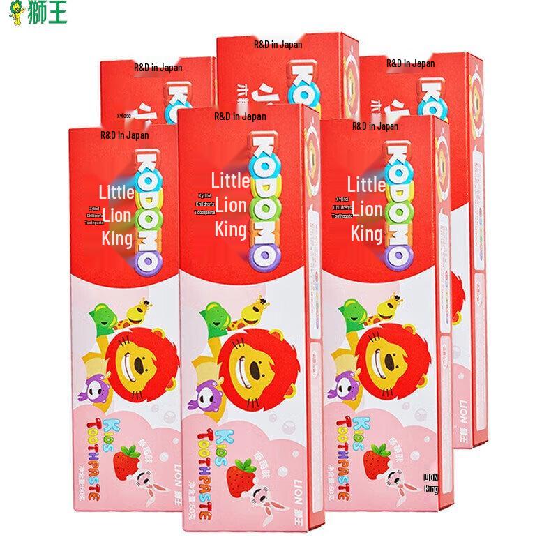 Lion Strawberry Xylitol Toothpaste