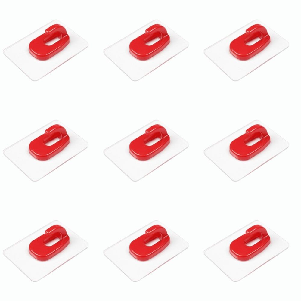 No Traces Invisible Self-Adhesive Hooks Transparent Utility Hooks Mini Strong Hooks Necklaces