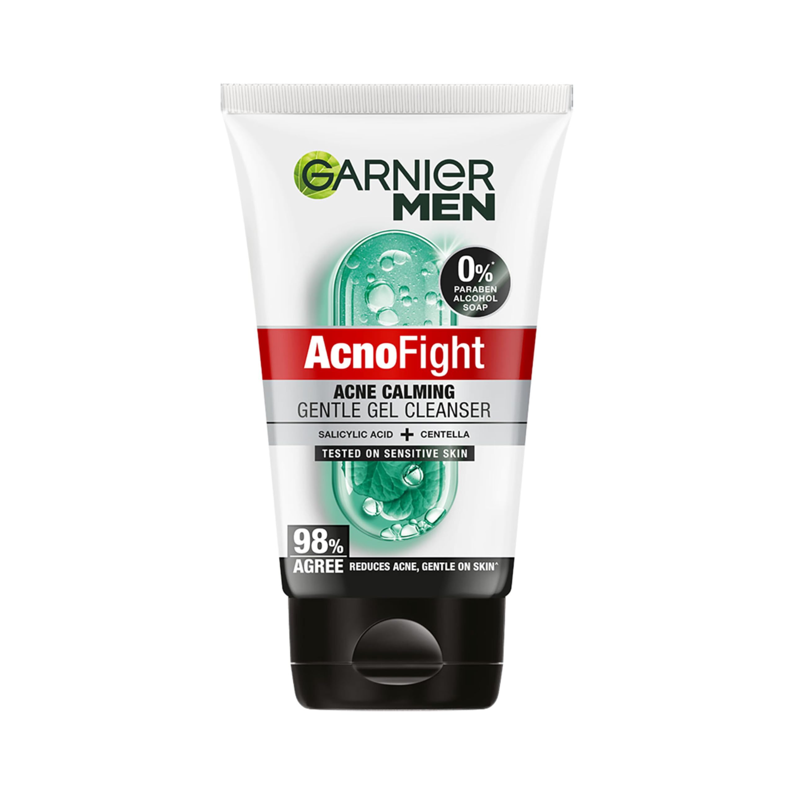 Garnier Men Acno Fight Gentle Cleanser Facewash | For Acne-Prone, Sensitive Male Skin | 100g чистый