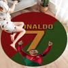 CR7 Round Area Rug,Carpet Rug for Living Room Bedroom Sofa Playroom Decor,Non-slip Floor Mat