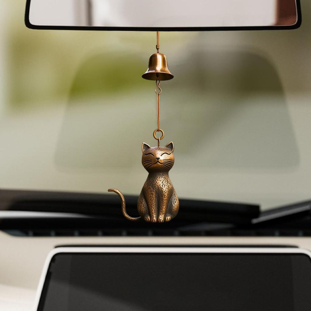 Animal Wind Chimes Door Decorations Cat Memorial Wind Chime Elegant Animals Statue Decor Outside Bells Pendant for Yard Home