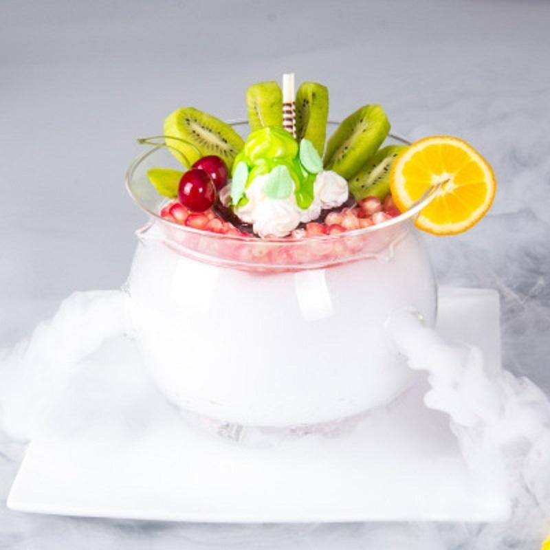 Cuisine Dishes Buffet Serving Dish Creative Restaurant Tableware Japanese Artistic Dry Ice Dishware Serve Ware Fruit Salad Bowl