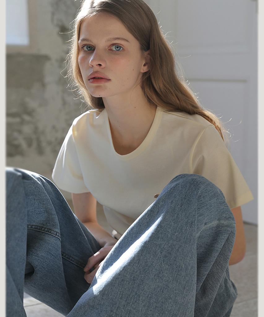 Beleunepeu Silket Cotton Short Sleeve T-Shirt (4 Colors)