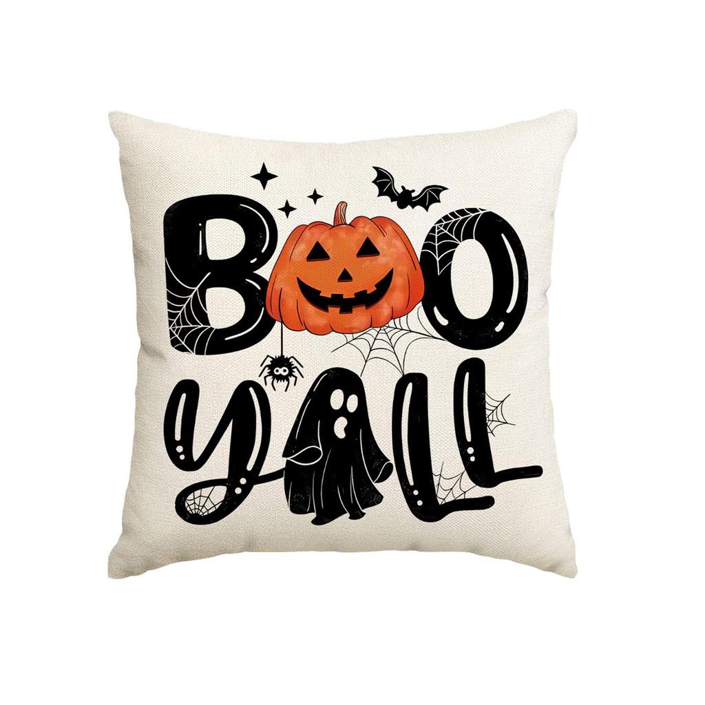 Halloween Pillowcase Pumpkin Skull Funny Ghost Cushion Cover Sofa Living Room Decoration Pillow