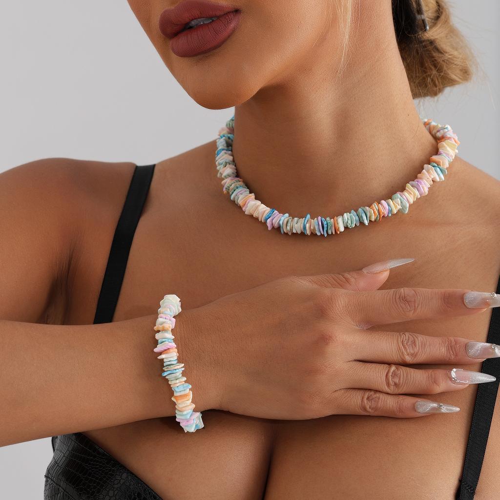 Accessories, Natural Broken Shell Necklace, Personalized Hand-Worn Irregular Shell Collarbone Chain