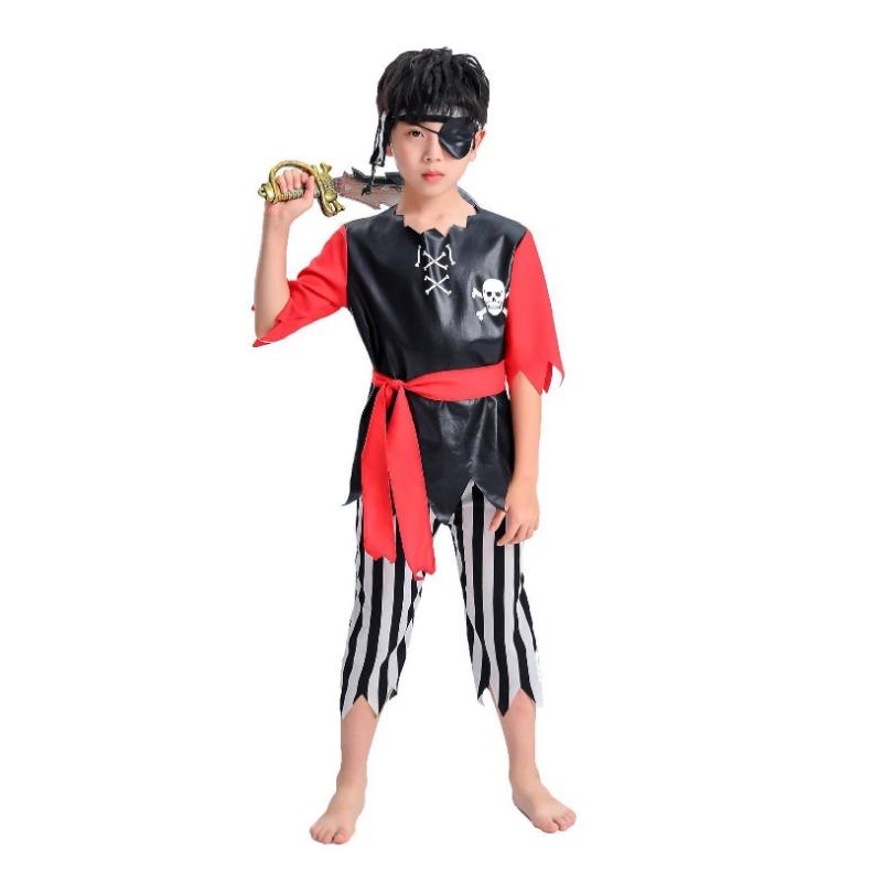

Хэллоуин Детский Пиратский Костюм для Вечеринки Пираты Карибского Моря Косплей Костюм Кружевное Пиратское Платье XL