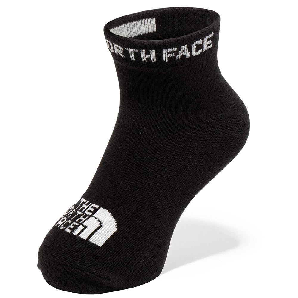 The North Face Ankle Antibacterial and with Name Organic Multicolor JL Kids' Boots, 3-Piece Set, Unisex, Odor-Resistant, Label, Cotton, Black,