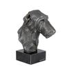 Deerhound, Scottish Deerhound - Figurine On Marble, Covered with Silver Metal, Handmade, Brand Art-Dog