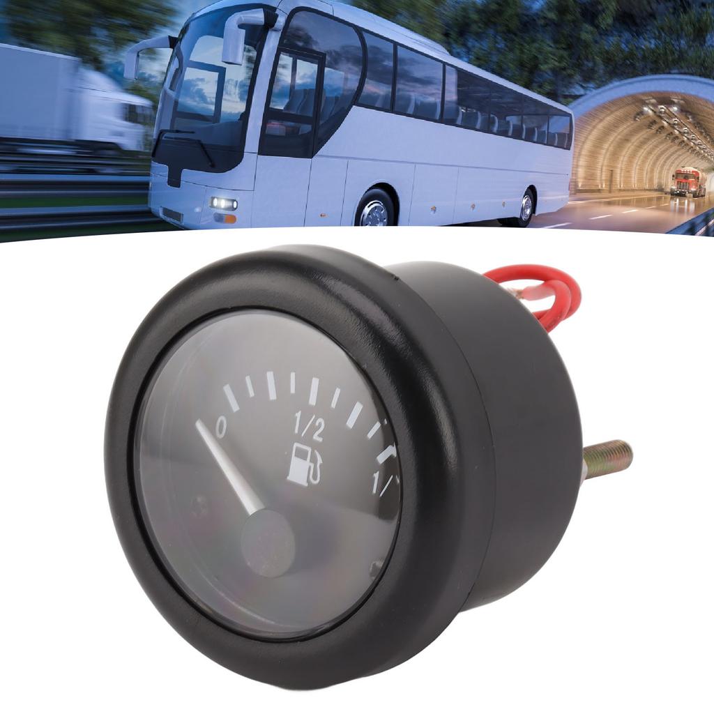 24V Fuel   Fuel   Meter Fuel Indicator for Trucks Buses Tractors with Pointer Design Easy Installation for Agricultural Vehicles Internal Comb