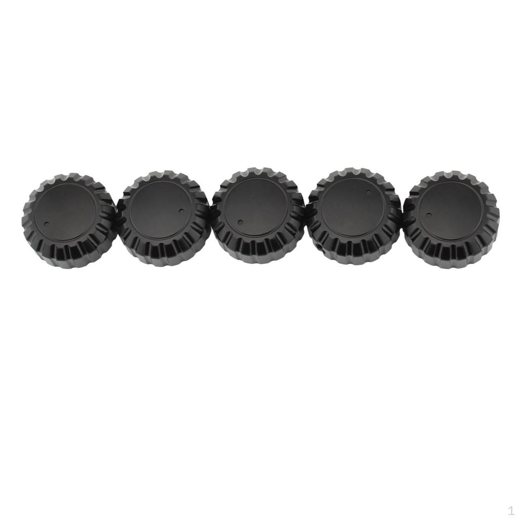 5 Pieces Stereo Knobs Aluminum Alloy Motorbike for Honda GL1500 Premium