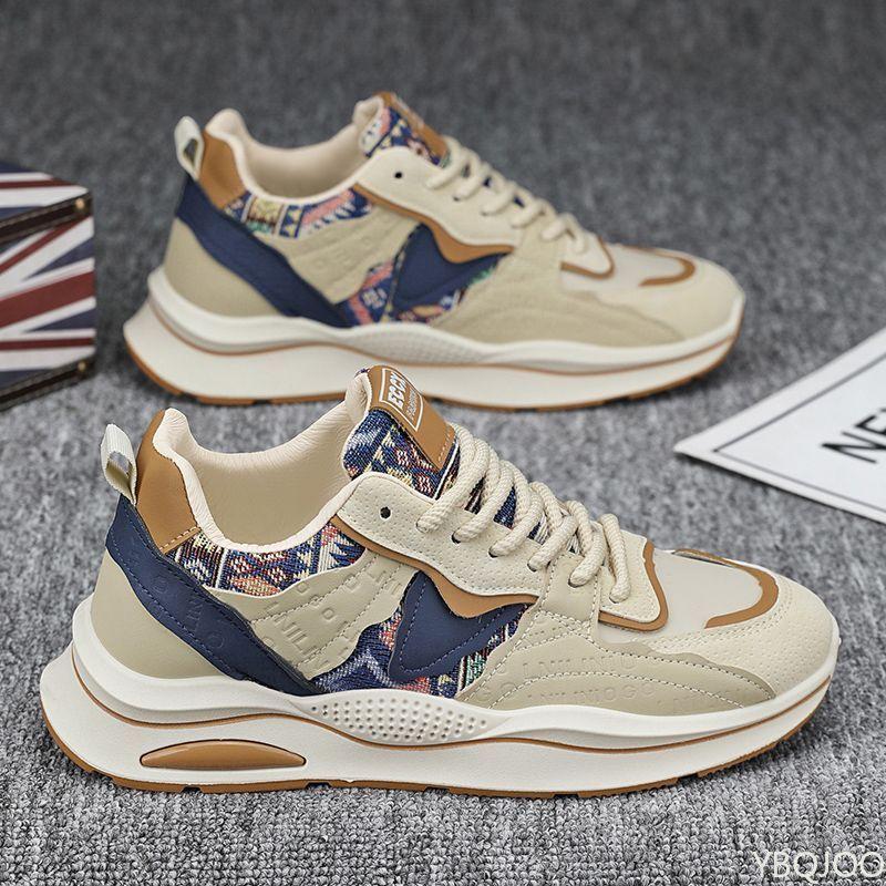 Fashionable versatile autumn winter new trendy soft soled men's shoes casual comfortable shoes men's height increasing sneakers