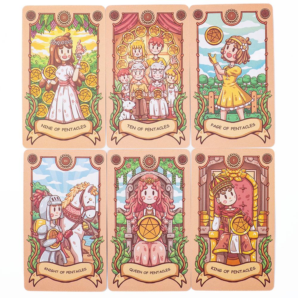 Baraja de Tarot Viaje Alegre 78 Cartas Fiesta Familiar Ocio Juego de Mesa