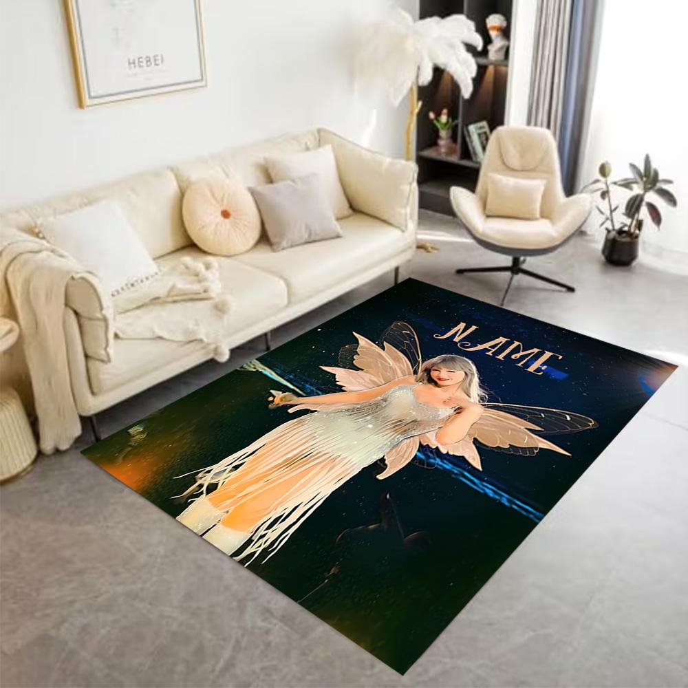 Fairy Tale Night Performance Customize Your Name Floor Mat Suitable for Entryway Outdoor Playrooms Foyer Antislip Carpet Decorate Offices