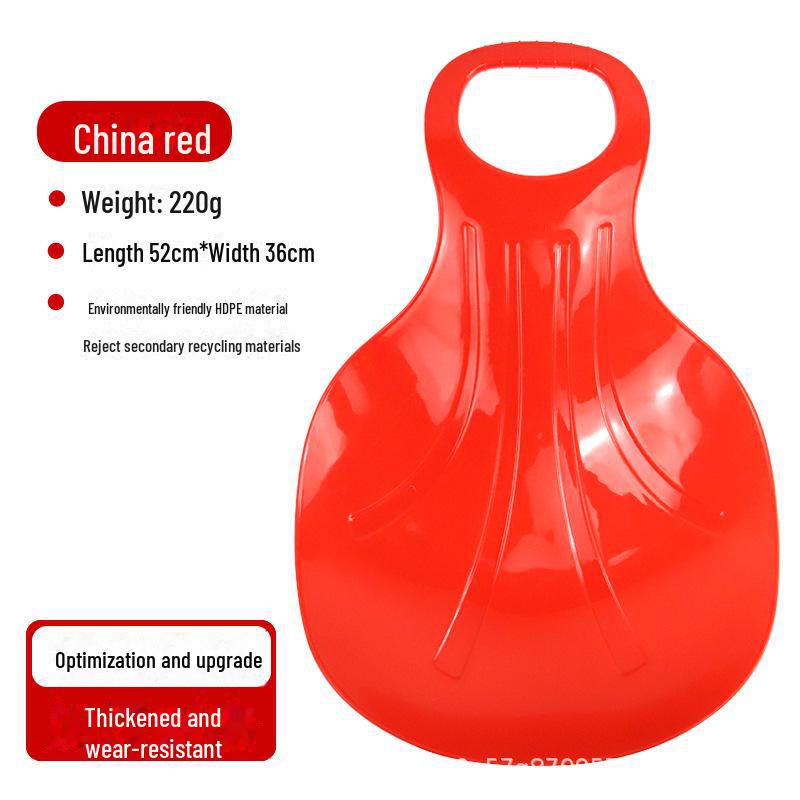 Fan-Shaped Grass Ski Board: Thickened Snowboard for Kids & Adults - Outdoor Lawn Skateboard Mat