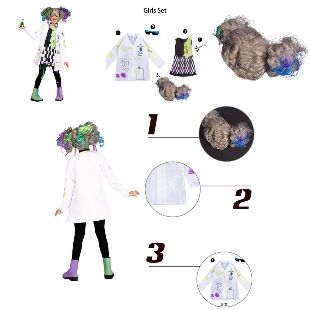 Mad Scientist Role Play Costume Perfect For Halloween And Comic-con Events