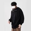 American Ruffian Handsome Crew Neck Sweater Men's Henry Collar Top New Autumn and Winter Lazy Knitted Sweater Pullover Jacket