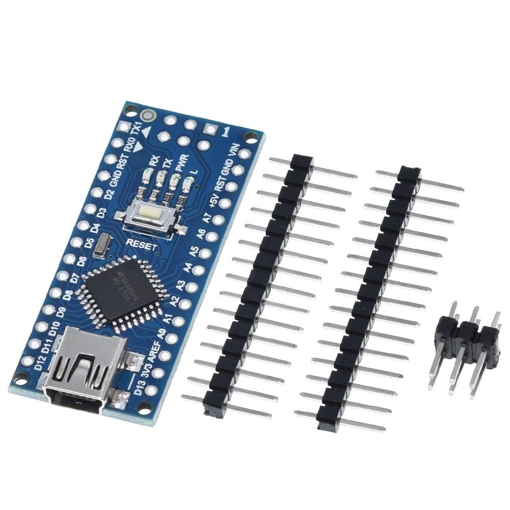 1/3PCS TZT Nano Atmega168 Controller Compatible for Arduino Nano Atmega168PA-AU CH340 CH340C Replace CH340G USB Driver