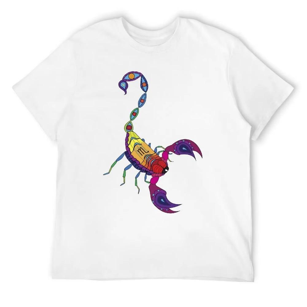 Scorpio Twelve Contellation (5) T-shirts Funny T-shirt Crewneck Campaign  Humor Graphic Leisure Eur Size