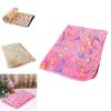 Cozy Cute Pet Small Large Paw Print Dog Puppy Fleece Soft Blanket For Comfort