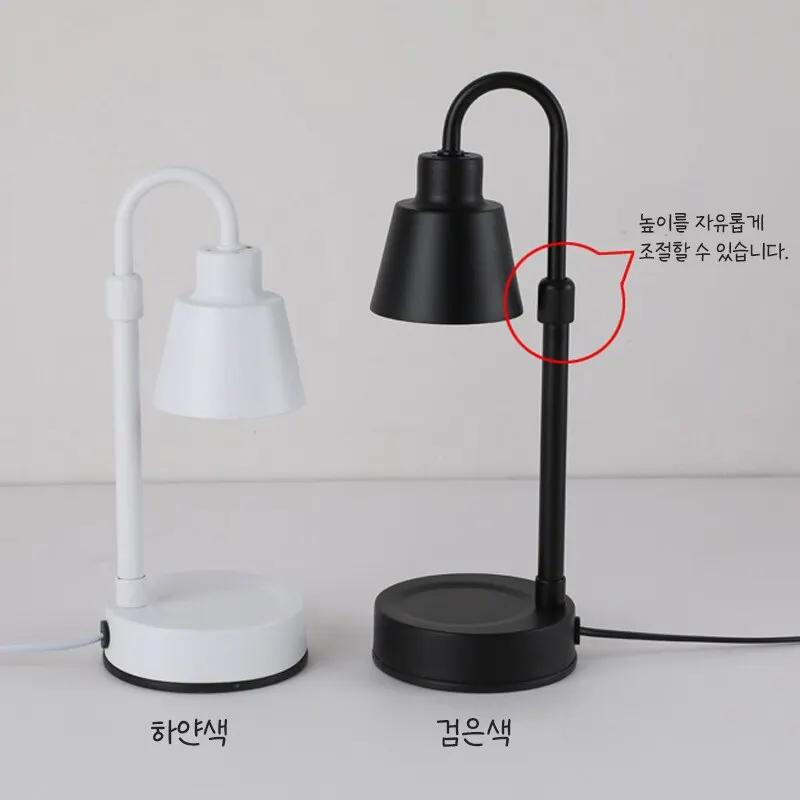 Electric Candle Heating Lamp Retro Candle Melt Warmer Light Dimming Switch Melting Wax Night Light Romantic Table Lamp Decor