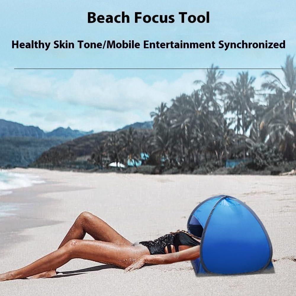 Sand-proof Head Sun Shelter Tent Windproof Sunbathing Head Canopy Beach Tent  Summer