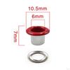 100 Pieces Hole Metal Eyelets Grommets Round Shape 6mm Accessories Tiny Grommet for Scrapbooking