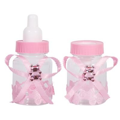 2 Colors 50Pcs Candy Chocolate Bottles Box For Baby Shower Party Favors Gifts Decorations