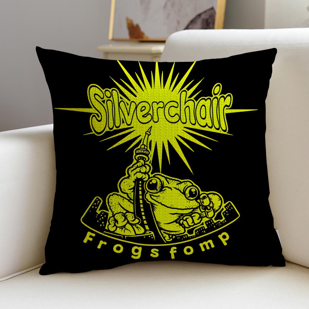 Alternative SSilverchairS Cushion Cover Breathable and skinfriendly linen pillowcase square removable and washable cushion