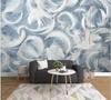 Wallpaper Photo Romantic White Feather Nordic Modern Minimalist Mural Bedroom Study Background Wall Paper