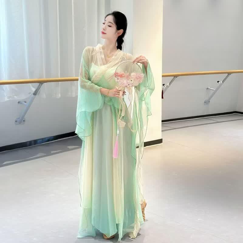 Fairy Gradient Chinese Dance Costume