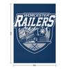The Worcester Railers Throw Blanket Heavy Decorative Sofas Sofas Plaid on the sofa Blankets