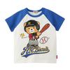 House Hot for Boys and [Miki Biscuits] Short-sleeved T-shirt Girls, Baby, Kids, Children's Clothing, Blue, 110cm, 72-5205-142
