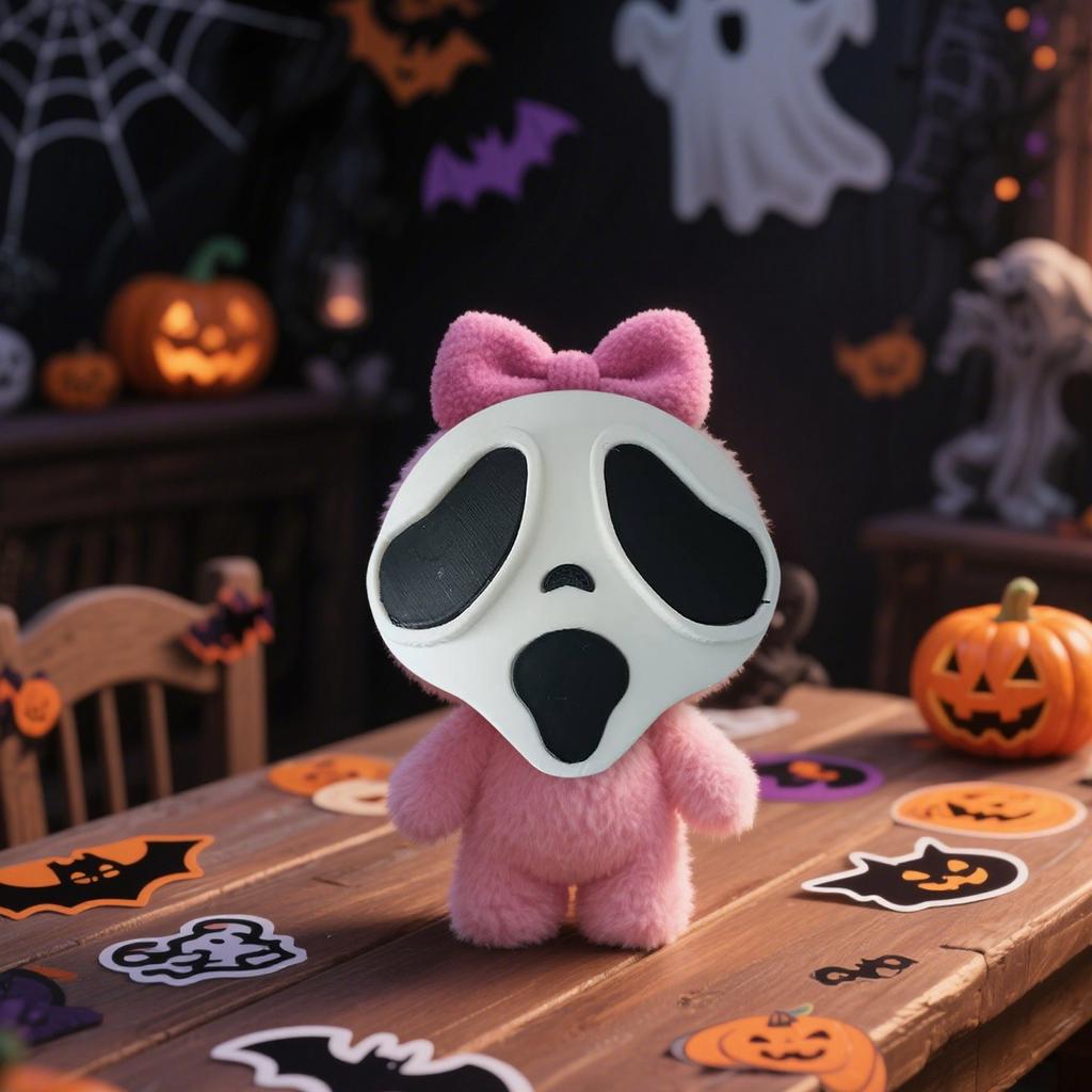 Halloween Horror Doll Mask Personality Dress Up Props