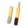 Foot Cleaning Brush Toe Gap Scrubber & Exfoliator with Long Handle Soft Silicone Bristles for Pedicure Shower & Travel Use