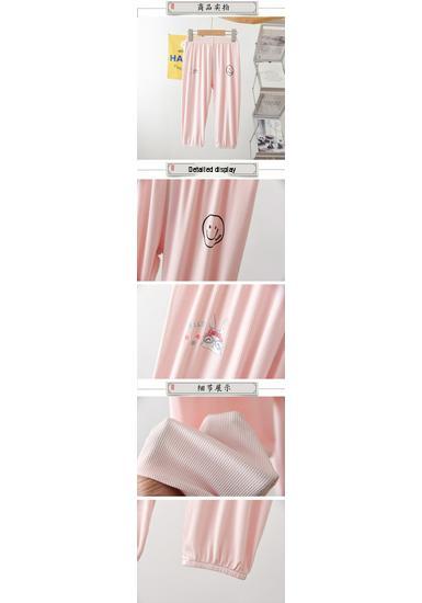 Kids' Anti-Mosquito Cotton Pants: Summer Cool, Lightweight, Versatile Casual Wear for Boys and Girls