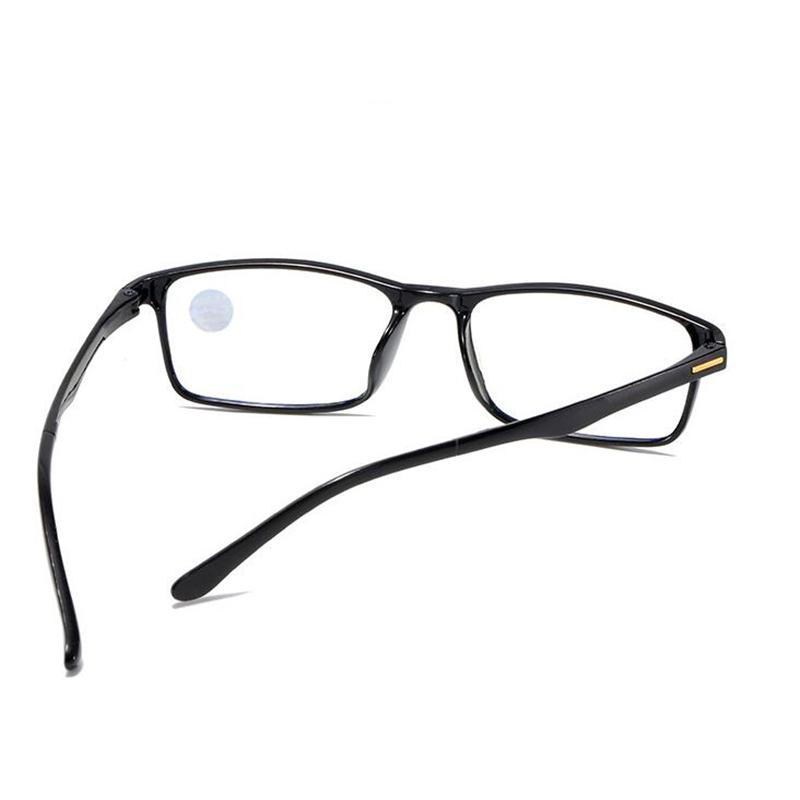 0 +1.0 +1.5 To +4.0 Lightweight  Square Reader Glasses Women Men Fashion Myopia Photochromic Eyeglasses -0.5 -0.75 To -4.0