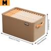 Thicken Storage Baskets with Handle & Steel Frame Jeans Storage Box Fabric Household Storage Organizers for Trousers Clothes
