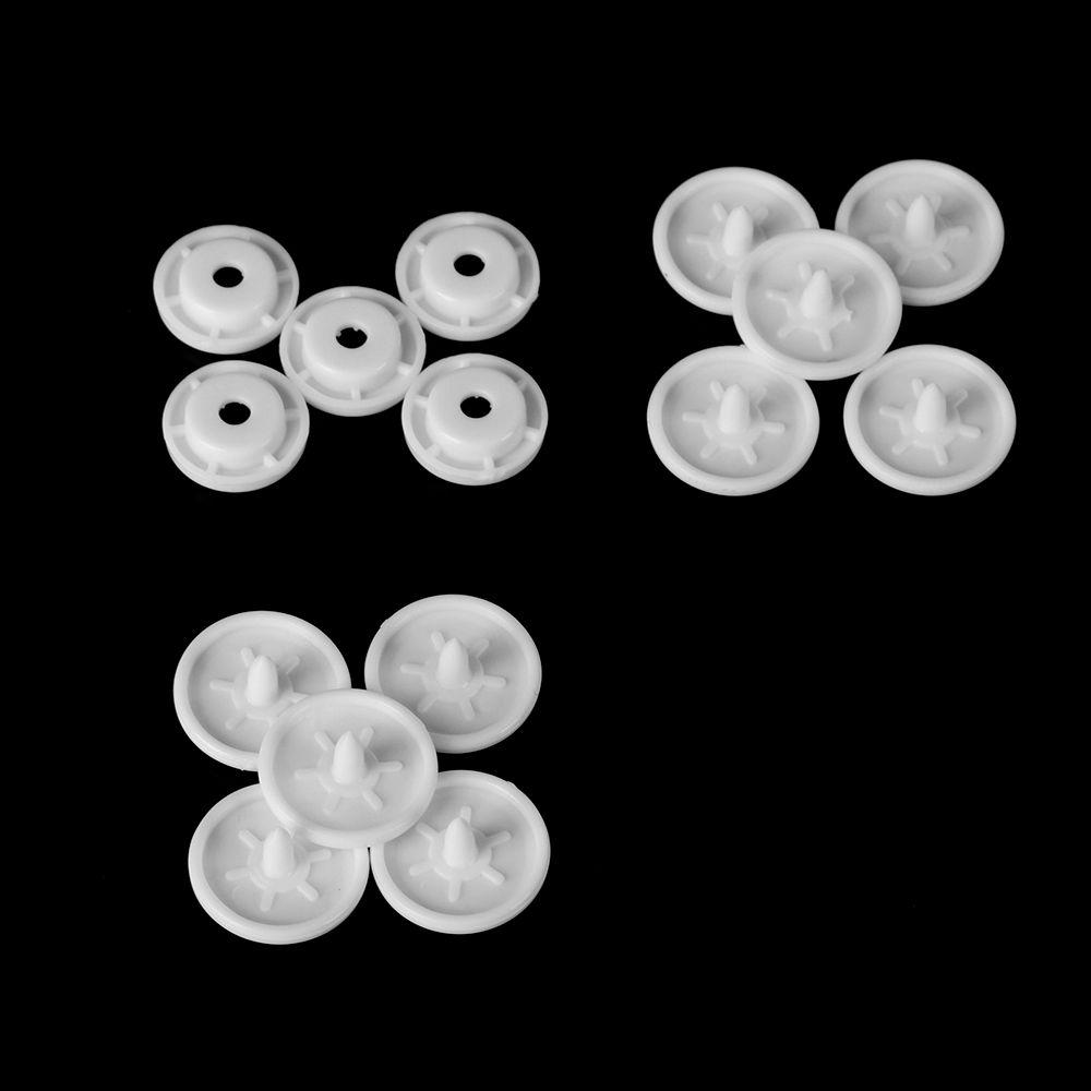 45 de seturi(180pcs) Haine Cămăși Scrapbooking Închidere cu știfturi transparente Buton de apăsare Butoane cu apăsare