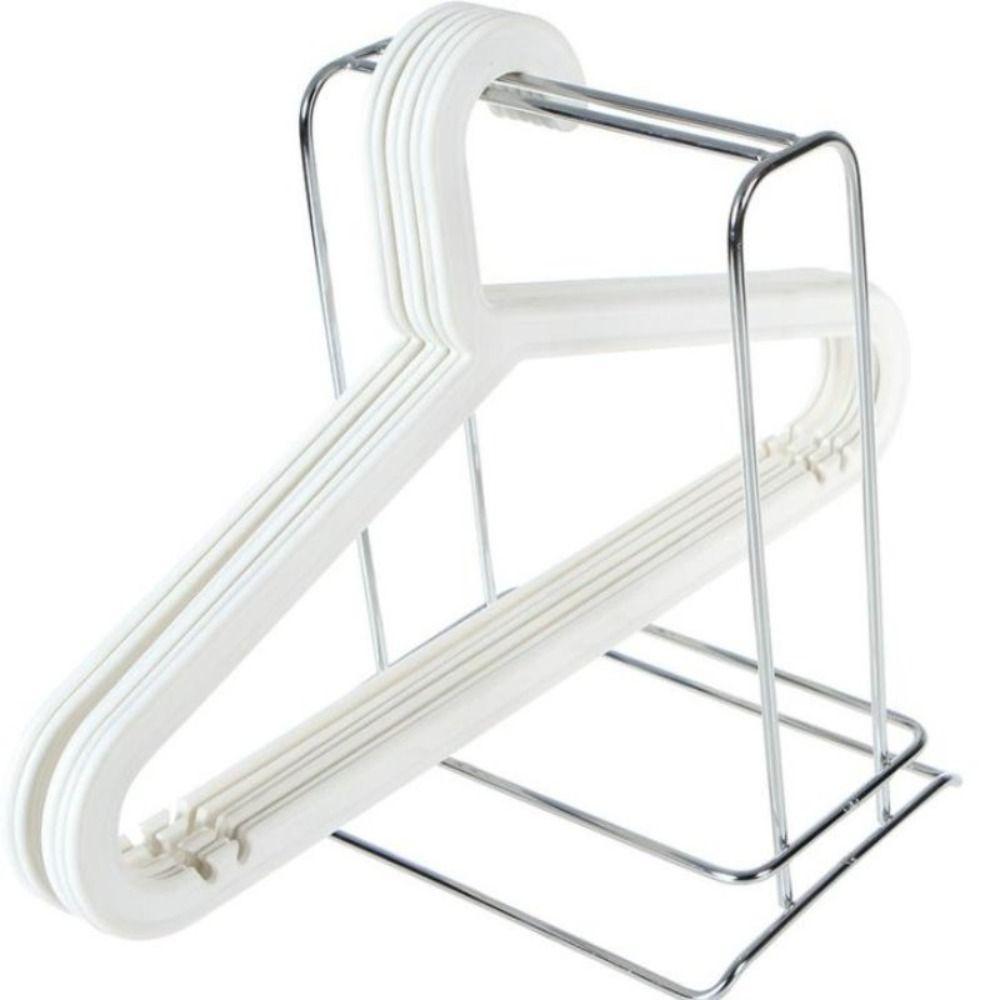 Stainless Steel Hanger Stacker Rack Large Capacity Clothes Hanger Holder  For Home Laundry Closet
