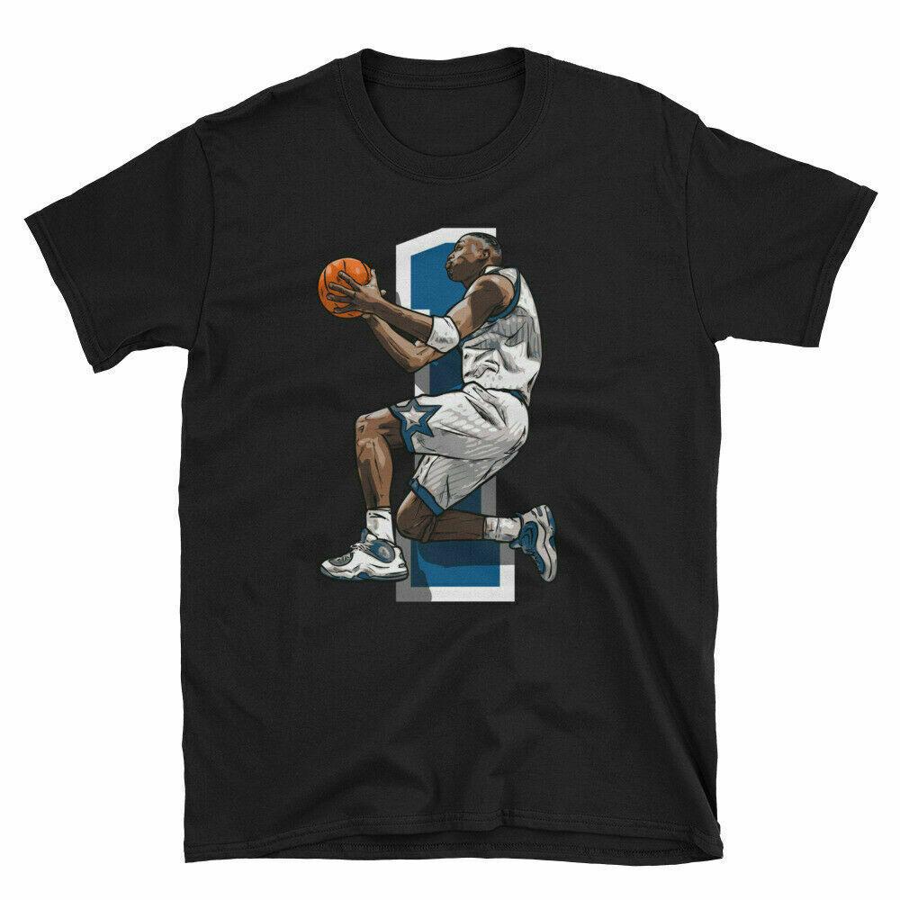 Penny Hardaway Basketball Cotton Black Men All Size T-shirt JJ3775