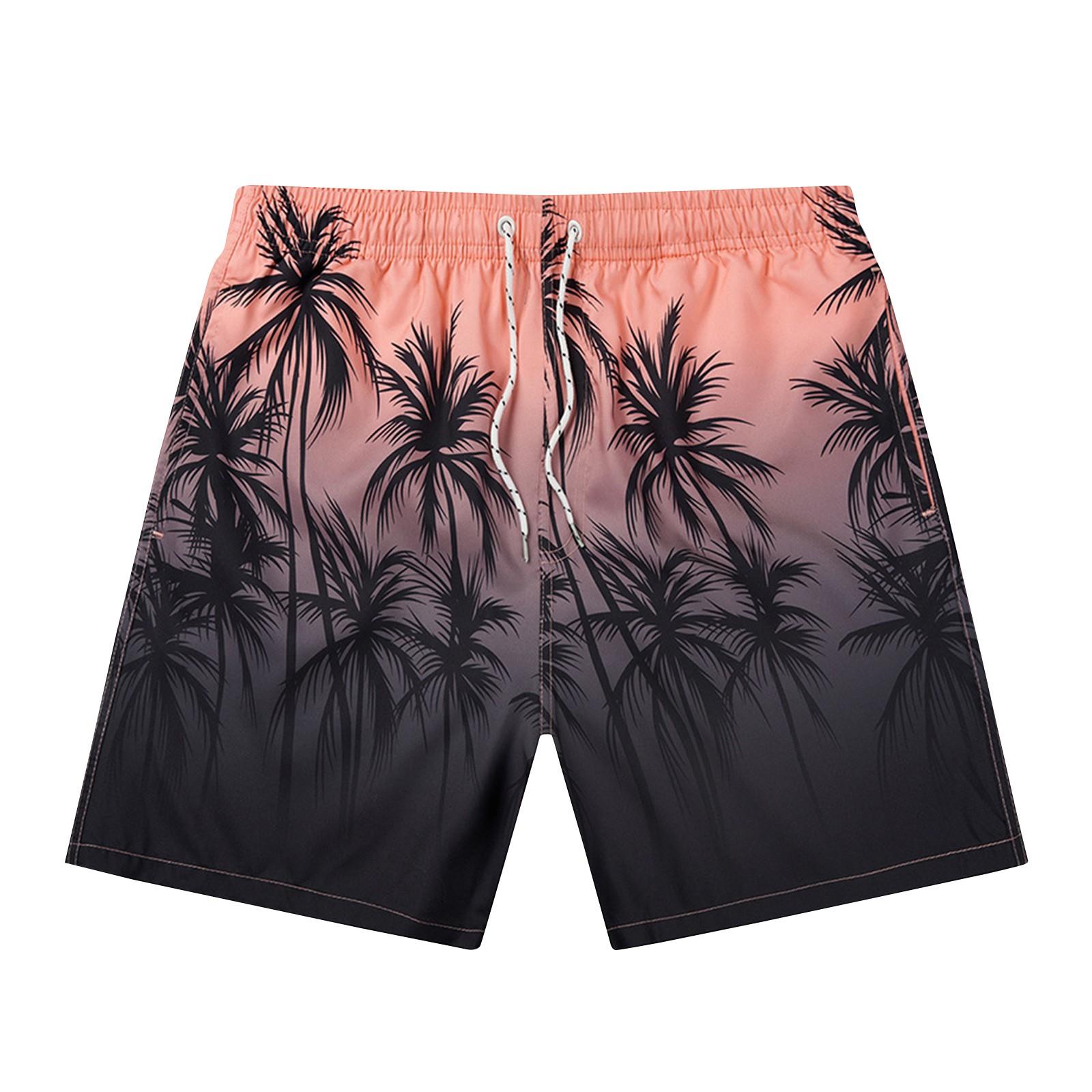 

Мужские повседневные модные шорты с гавайским принтом. Мужские свободные дышащие шорты с принтом. M