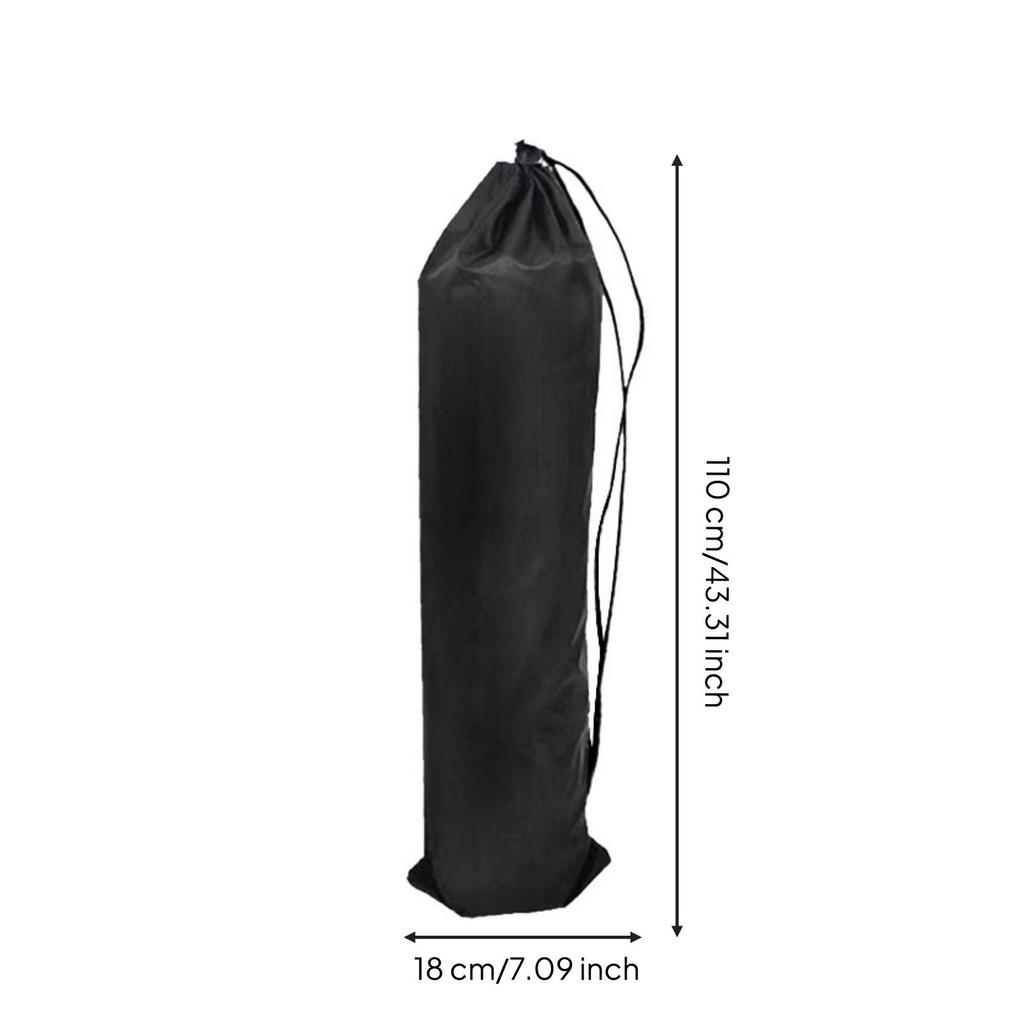 Cylindrical Storage Bag Long Oxford Cloth Portable for Outdoor, Travel