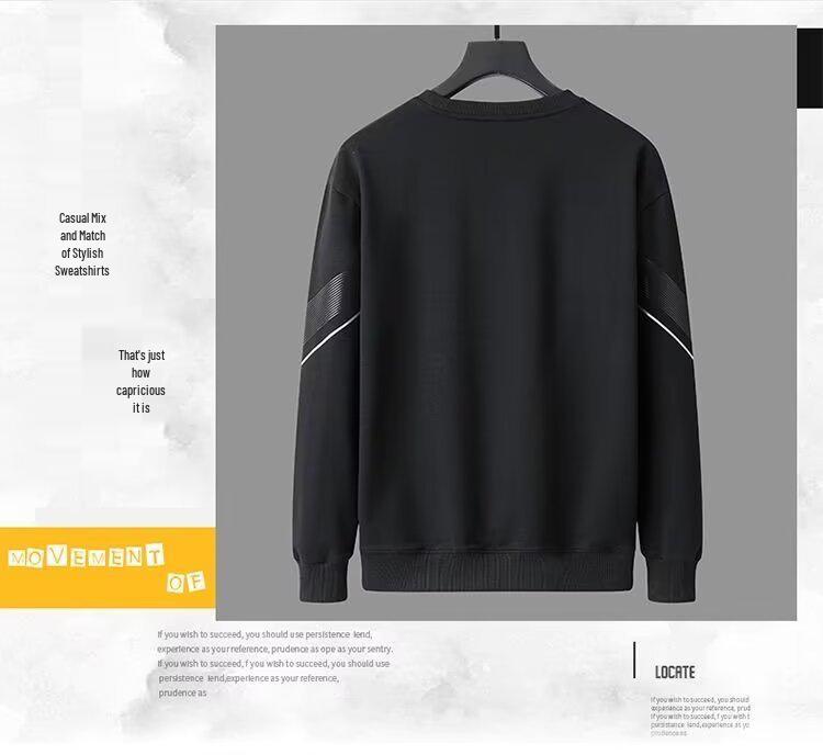 Men's Spring-Autumn Casual Sweatpants & Crew Neck Sweatshirt Set